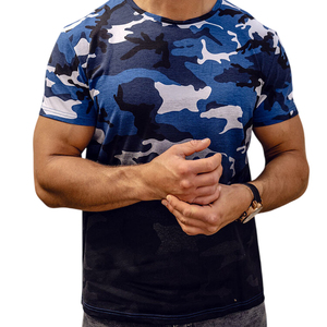 Proveedor de Camisetas de Camuflaje Personalizadas OEM, 100% Algodón, 240g, Camuflaje Estampado para Caza, Entrenamiento y Moda Urbana con Opción de Marca - Product Image 1