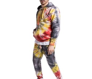 Anti Wrinkle Men <b>Tie</b> <b>Dye</b> Tracksuit Breathable Casual Wear Latest Designs Hot Selling <b>Tie</b> <b>Dye</b> Tracksuit With Custom Logo/Colors - Product Image 3