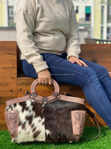 ใหม่ที่กําหนดเองขนาดใหญ่กระเป๋าถือหนังแท้สําหรับผู้หญิง Cowhide กระเป๋าสุภาพสตรีจริงหนังปกปิดพกถุงช้อปปิ้ง - Product Image 2