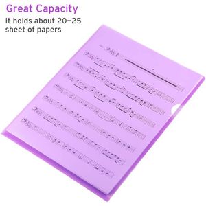 Confezione da 25 Cartelle Portadocumenti Trasparenti Formato Letter, Eleganti Buste in Polietilene per Organizzare Documenti - Product Image 5