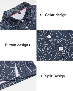 2026 New Style Men's for Shirts Hot New Arrival Solid Color Breathable Printed Jersey <b>Compressed</b> Knitted Hot Selling Price - Product Image 4