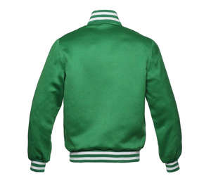 Chaqueta Bomber Unisex Vintage de Alta Calidad con Revestimiento Satinado, Resistente al Viento e Impermeable, con Logotipo Frontal - Product Image 4