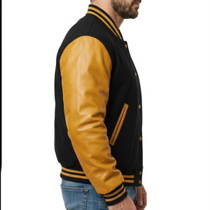 Chaqueta Letterman para hombre hecha a medida de alta calidad, nueva, del mejor fabricante y proveedor, chaqueta de invierno Letterman para hombre. - Product Image 6