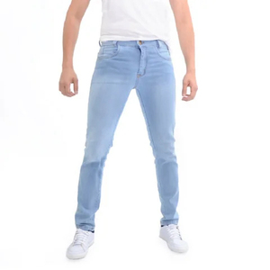 Jeans Cargo de Mezclilla para Hombre, Corte Recto, Lavado Clásico, con Botones, Transpirables, para Trabajo, Otoño, Primavera, Invierno, Precio Económico, Personalizables - Product Image 1
