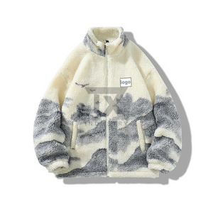 Veste de chasse d'hiver pour homme en toile de polaire sherpa de qualité supérieure, imperméable, coupe-vent, avec fermeture éclair - Product Image 1