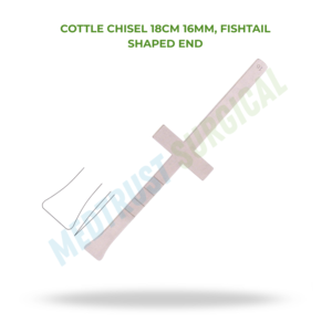 Cinzel Cottle de 18 cm y 16 mm, Osteótomos de Cola de Pez, Instrumento Quirúrgico para Rinoplastia, Herramienta de Corte Óseo ORL - Product Image 2