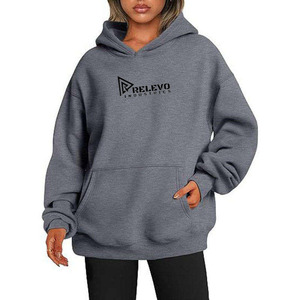 Sweat à capuche pour homme coupe classique en molleton 100% coton épais avec poche, collection Printemps - Product Image 6