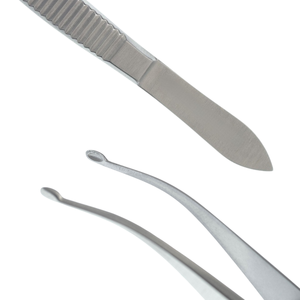 Pinces à capsule Arruga 4 pouces, courbure standard, en acier inoxydable, instrument chirurgical ophtalmique pour la préhension des capsules - Product Image 5