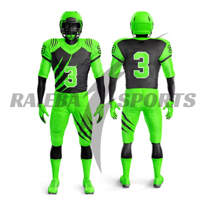 Tenues de football américain personnalisées pour équipes – Maillots de football américain sur mesure avec numéros de joueur imprimés par sublimation, respirants, pour les matchs - Product Image 2