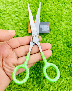 Ciseaux de barbier professionnels super affûtés pour droitiers, ciseaux de coupe de cheveux pour hommes et femmes, prise en main douce et facile, acier inoxydable - Product Image 5