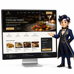 Diseño de sitio web para restaurante con menú, reservas, confianza local, ventas en línea y estructura lista para el crecimiento con IA - Product Image 1