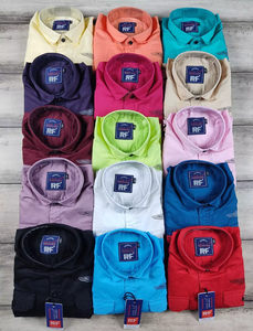 Camiseta de Manga Larga para Niños, de Algodón Twill, Diseño Sólido, Transpirable, Anti-Pilling, Estilo Casual Elegante, Cómoda, para Todas las Edades - Product Image 4