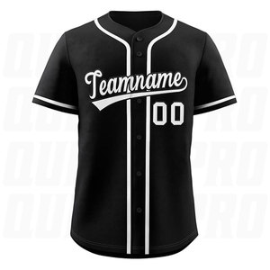 Maillot de baseball personnalisé de qualité supérieure à rayures fines pour filles, garçons, hommes et femmes, uniforme de baseball boutonné, broderie personnalisée - Product Image 1