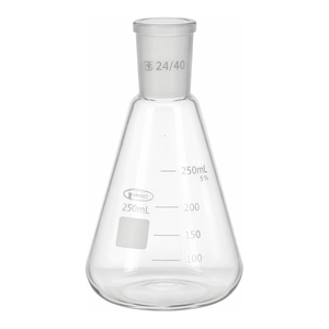 ขวดเออร์เลนเมเยอร์แก้วบอโรซิลิเกต 1000 มล. ASTM 24/40 หรือ DIN 24/29 สำหรับการศึกษาและห้องปฏิบัติการ - Product Image 2
