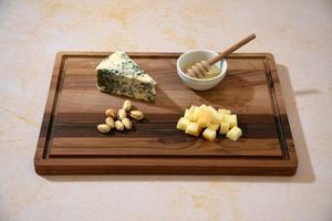 Planche à découper en bois d'acacia naturel, robuste, pour la cuisine, planche à découper artisanale, finition lisse, rectangulaire - Product Image 6