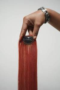 High-Quality Single <b>Clip</b>-In Hair Extension – 100% Human Hair, Smooth, Silky & Seamless Natural Look - Product Image 2