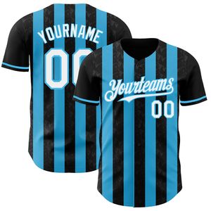Custom Team Baseball Jersey 100% Polyester Printed Short Sleeve Breathable Quick Dry Sportswear Summer Winter - Product Image 5