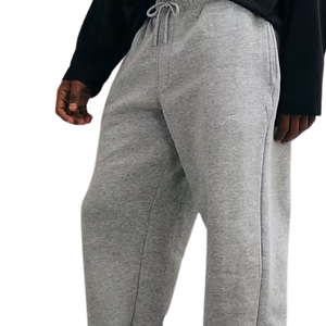 <b>Men</b> Fleece <b>Trousers</b> <b>Wide</b> <b>Leg</b> Relaxed Fit Elastic Waist Side Pockets Casual Lounge Training Everyday Comfortable Bottoms Wear Use - Product Image 6