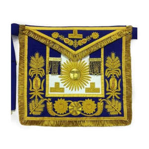 Étui rigide pour tablier maçonnique NESTA SPORTS, pour Maître Maçon MMWM, brodé doré - Product Image 4