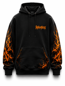 Sudadera con Capucha Personalizada con Gráfico de Eclipse de Sol, Sudadera Holgada de Estilo Urbano, Unisex, OEM, ODM - Product Image 1