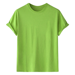 Men's Short Sleeve O-Neck T-Shirt Regular Fit <b>Animal</b> Print Front Logo Casual 100% Cotton <b>Knitted</b> Anti-Pilling Embossed - Product Image 1