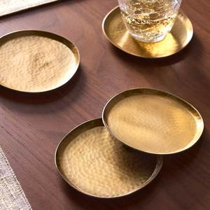 High Quality Metal Coasters For Kitchen Dining Room Office <b>Desk</b> And Restaurant Beverage Serving Applications - Product Image 3