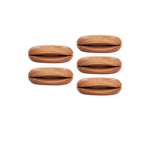 Clips de fermeture pour sachets de café, thé et snacks en bois naturel, écologiques et durables - Product Image 2