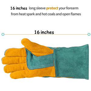 Comfortable Fit Safety Gloves Premium Quality Custom Cowhide Leather Made Touchscreen Safety Gloves - Product Image 4