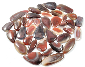Botswana Agate Cabochon Loose Gemstone Natural Crystals for Jewelry Making Wholesale Agate for Creative Jewelry Design Making - Product Image 2
