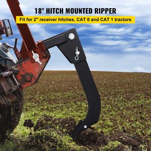 Ripper a scatola da 18 pollici con attacco a gancio, raschiatore a 4 fori per trattore con 2 perni di posizionamento per uso agricolo - Product Image 2