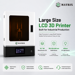 Large Size LCD 3D Industrial Printer Automatic UV Resin 3D Printing Machine High Precision New Condition 1 Year Warranty - Product Image 1