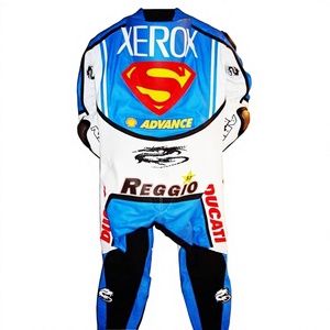 ชุดจั๊มสูทมอเตอร์ไซค์ Lorenzo Lanzi Rucati WSBK 1 ชิ้น ทำจากหนังวัว/หนังจิงโจ้ สำหรับขับขี่มอเตอร์ไซค์บนสนาม/ขี่มอเตอร์ไซค์ทั่วไป ระดับนักขี่มืออาชีพ - Product Image 2