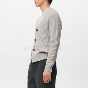 Premium Quality Winter <b>Cardigan</b> Sweater <b>Long</b> Sleeve Stylish 100% Cotton/Wool Breathable Front Logo - Product Image 4