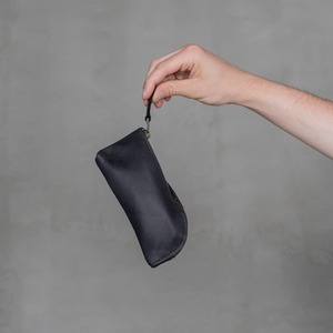 Handstitched Genuine Leather Luxury Eyewear Cover Protective Sunglasses Sleeve Water Resistant Lightweight Wholesale LGC-0169 - Product Image 1