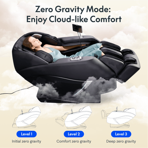 Poltrona Massaggiante Reclinabile Zero Gravity SL-Track Shiatsu con Scansione Completa del Corpo, Airbag e Rulli per Piedi, Poltrona Massaggiante di Lusso per Yoga Profondo - Product Image 6