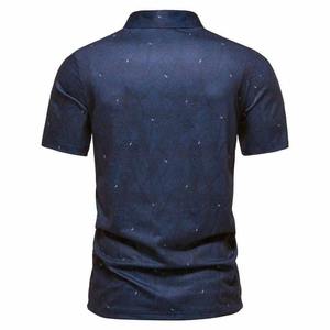 Camiseta de Golf de Punto Sólido de Alta Calidad, con Logotipo Personalizado, Impresión Digital, Fibra de Bambú, Secado Rápido, Manga Corta, Casual para Hombre - Product Image 6