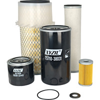 Kit de Filtros para Kioti DK35 DK40 DK45 DK50 E6201-32443 84612-43160 T4620-38033 E6300-11081 E6300-11091, Repuesto de Filtro de Combustible y Aceite del Motor