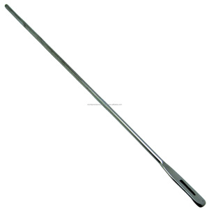 Sonda Oftálmica Veterinaria Reutilizable de Acero Inoxidable con Punta Excéntrica para Examen Oftalmológico Animal - Product Image 3