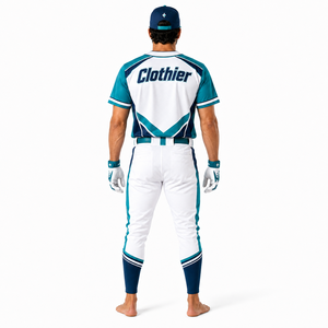 Matériaux et construction durables. Uniforme de baseball moderne conçu pour la vitesse, la flexibilité et un confort respirant, avec des caractéristiques premium. - Product Image 2