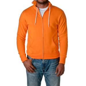 Sudadera con capucha Unisex con cremallera completa en azul pizarra, ligera, antiarrugas, bordado 3D, etiqueta personalizada, tamaños XXS a 6XL independiente - Product Image 2