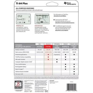 Calculadora Gráfica TI-84 Plus de Texas Instruments para la Escuela e Ingeniería - Product Image 5