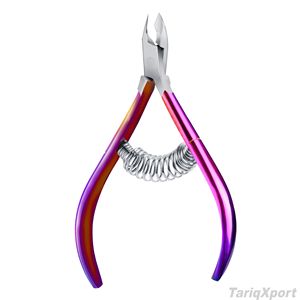 Ciseaux à cuticules professionnels en acier inoxydable incurvés avec lame tranchante pour pédicure et manucure, usage en salon - Product Image 2