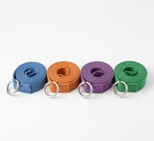 Sangles de yoga extrêmement résistantes en coton mélangé de qualité supérieure, avec une prise sécurisée pour des étirements plus profonds, couleur et taille personnalisables - Product Image 3