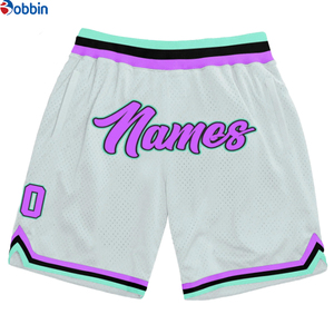 Nuevos Pantalones Cortos Deportivos Vintage para Hombre, Transpirables, con Bordado, Retro, Lisos, de Doble Malla, Personalizados, para Baloncesto - Product Image 6