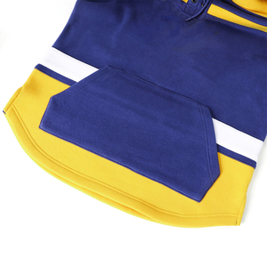 Sweat à capuche de hockey bleu personnalisé de l'Université de North Carolina, uniforme d'équipe par sublimation, style sororité et fraternité, fournisseur en gros à faible MOQ - Product Image 4