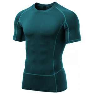 Camiseta Deportiva de Compresión de Manga Corta para Hombre, de Secado Rápido, Spandex y Poliéster, para Entrenamiento Físico - Product Image 4