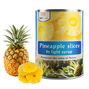 COMPETITIVE PRICE Vietnam Manufacture International Standard Sweet Canned <b>Pineapple</b> in <b>Light</b> Syrup Packed in 20oz Can - Product Image 1