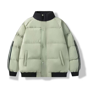 BIN YOUSAF IMPEX Custom North High Quality Black Face Hooded Breathable 100% Polyester Men'<b>s</b> Winter Puffer <b>Jacket</b> Keep Warm HIGH - Product Image 2