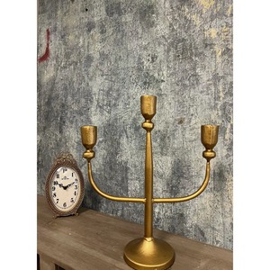 Candelabro Metálico de Tres Brazos de Alta Calidad, Elegante Portavelas Decorativo para Mesa, para Bodas, Fiestas y Decoración del Hogar, al Precio Más Bajo - Product Image 4