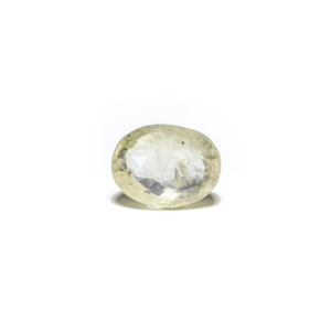 Loose 8.35 Carat Oval Cut Yellow Sapphire Gemstone for Fine Jewelry - Product Image 1